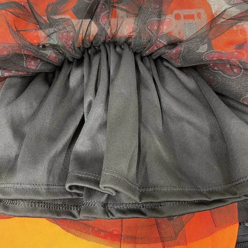 Minnie Mouse Girls Black Tutu Polka Dot Leggings Size 18M Months Baby Girl Red - Picture 6 of 7